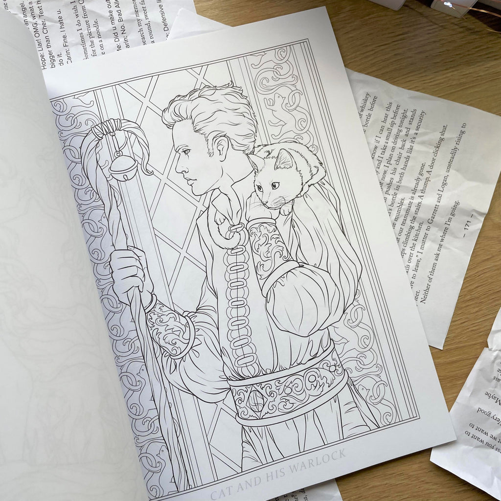 Wild Magic - Witches and Wizards Colouring Book by Selina Fenech