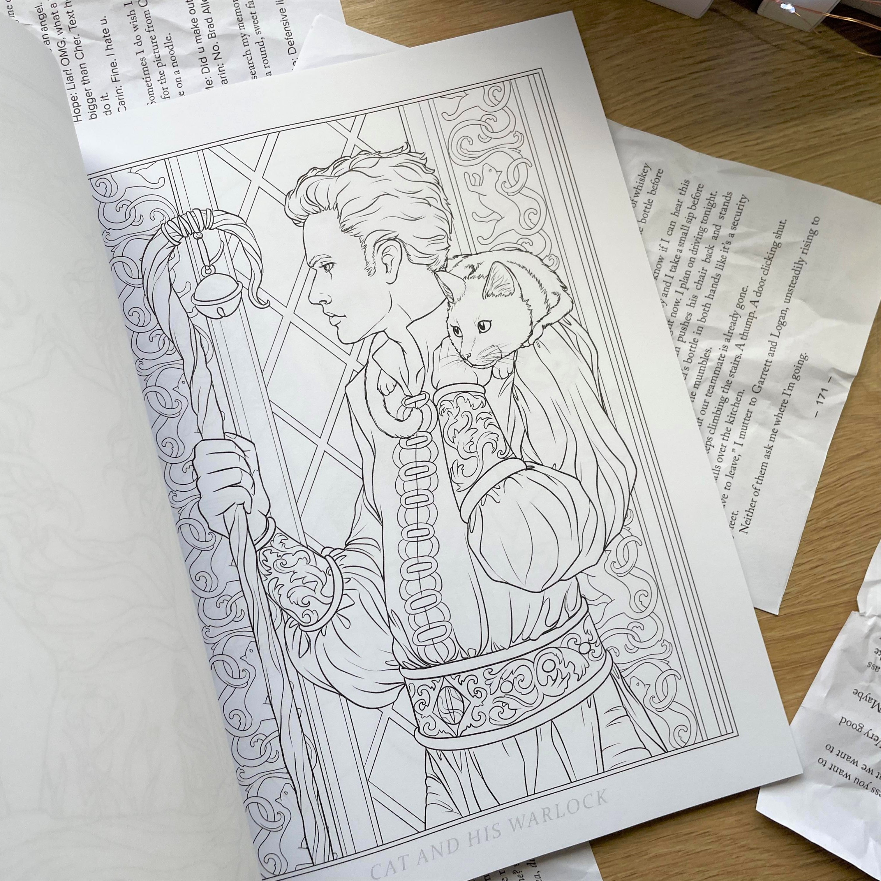 Wild Magic - Witches and Wizards Colouring Book by Selina Fenech