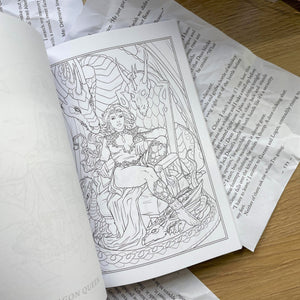 Dark Enchantment Minis - Pocket Sized Fantasy Colouring Book by Selina Fenech