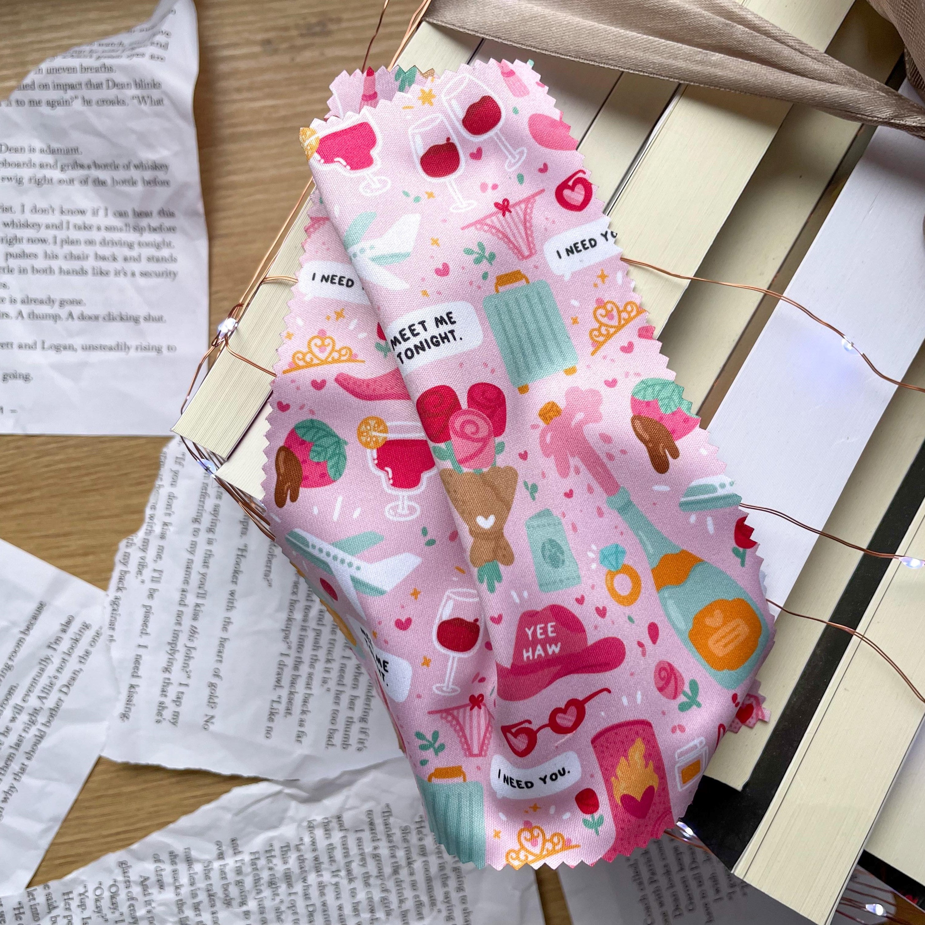 Romance - Glasses Cloth by Keeper of the Suns