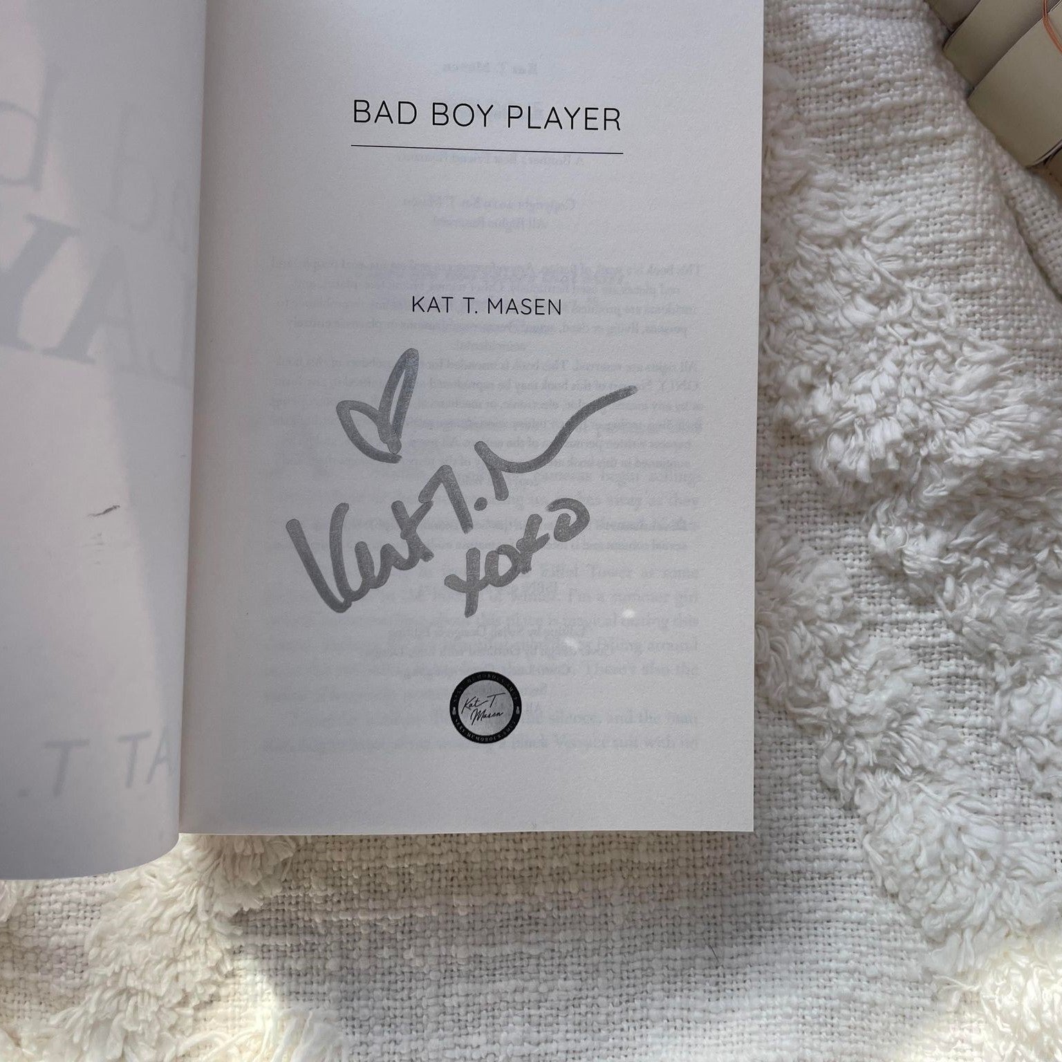Bad Boy Player: Discreet by Kat T. Masen