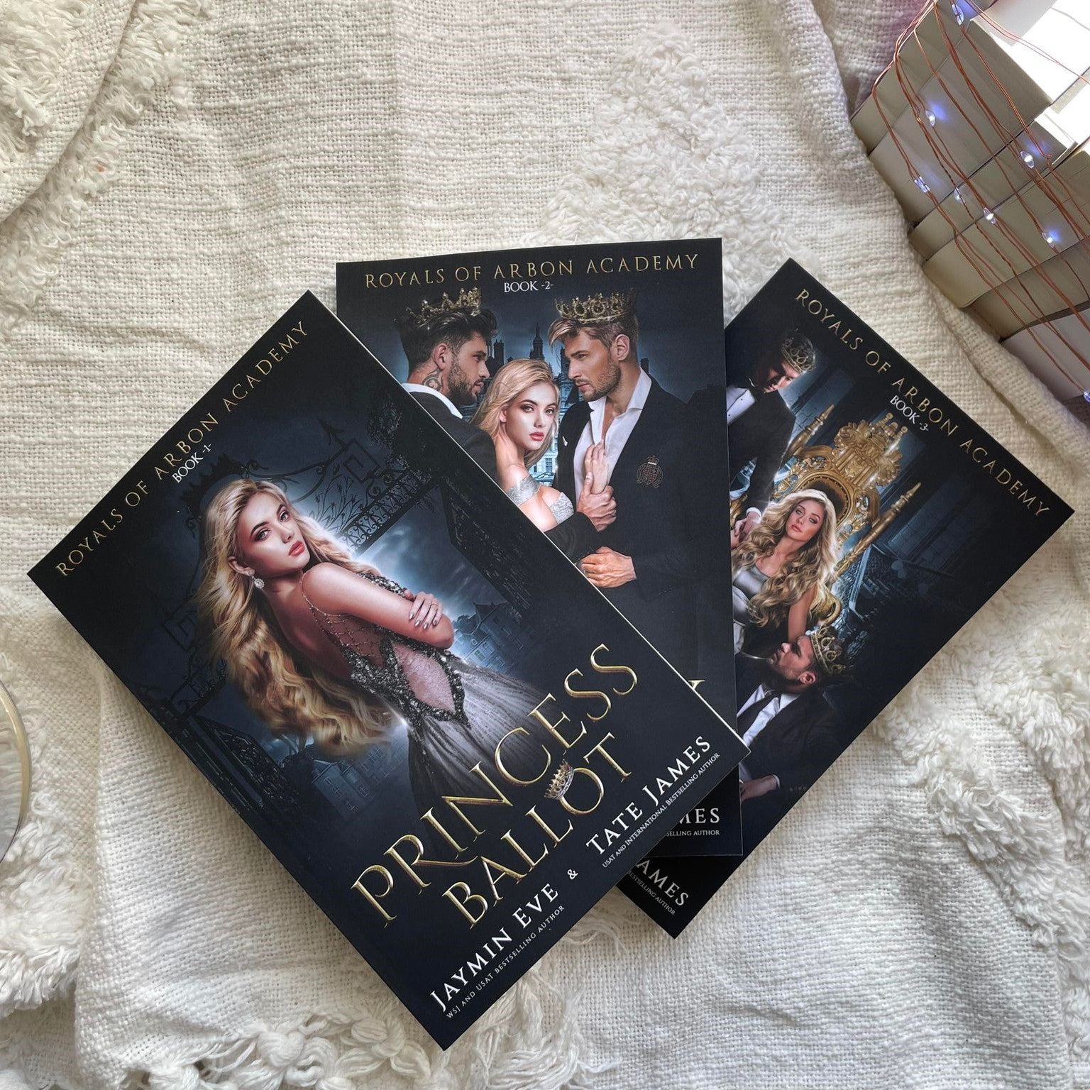 Royals of Arbon Academy series by Jaymin Eve & Tate James