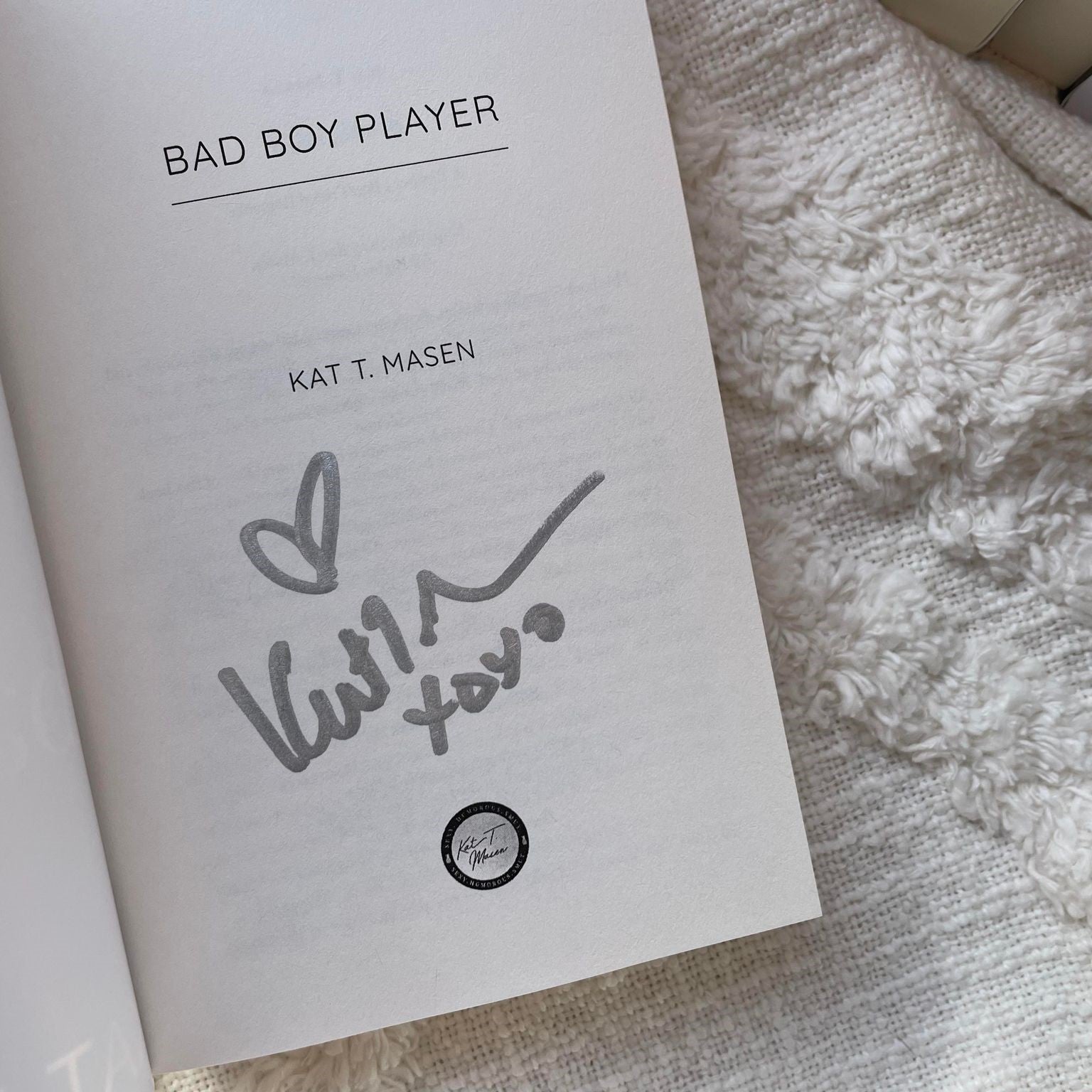 Bad Boy Player by Kat T. Masen