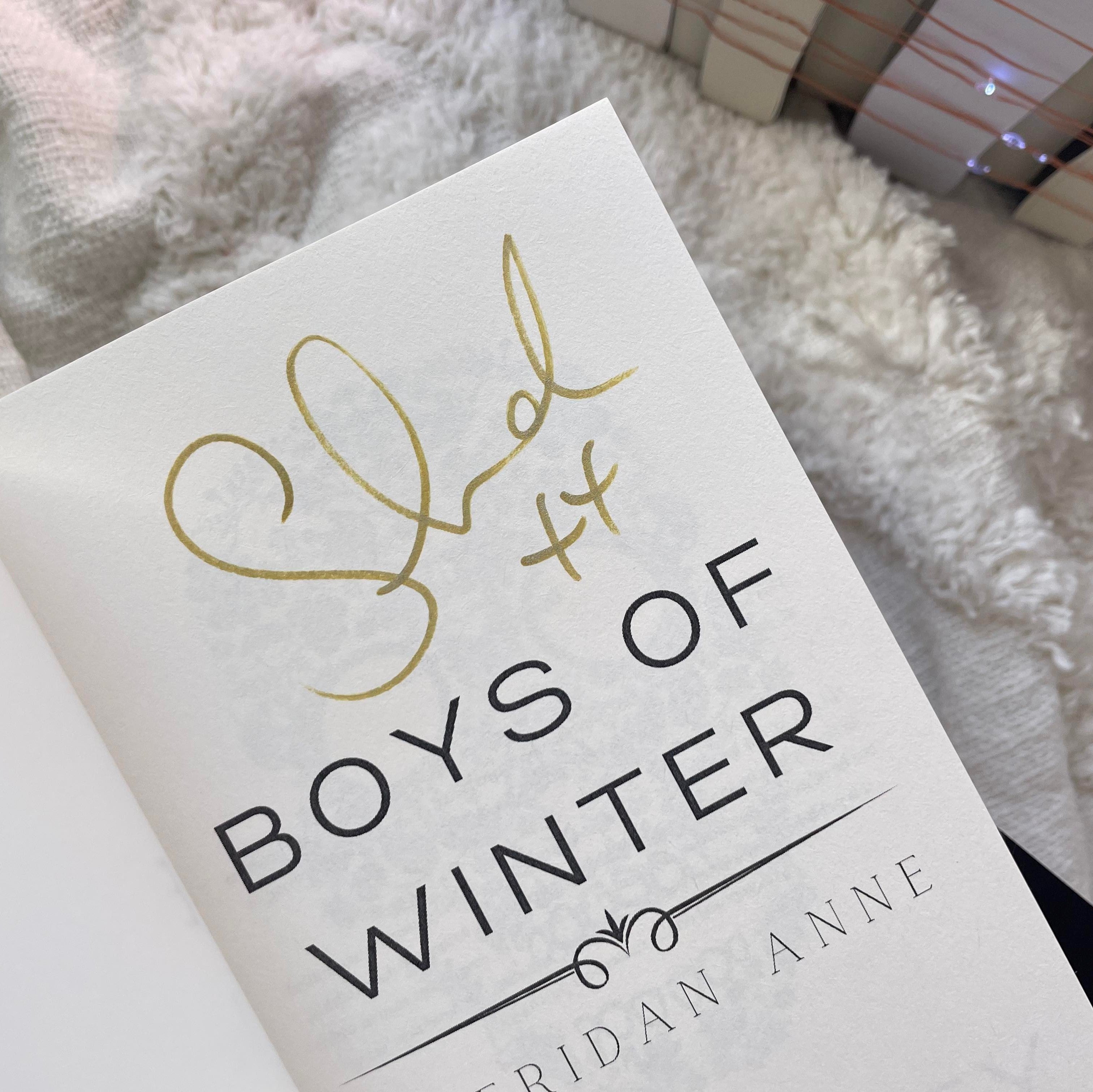 Boys of Winter: Foils by Sheridan Anne
