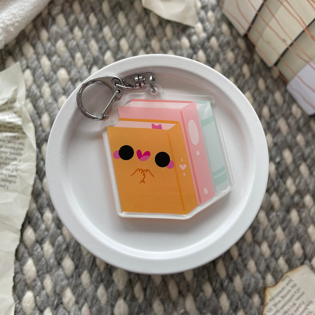 Library Book JUMBO Charm by Keeper of the Suns