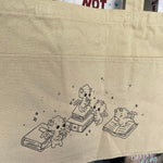 Load image into Gallery viewer, Book Dragon: Canvas Tote Bag
