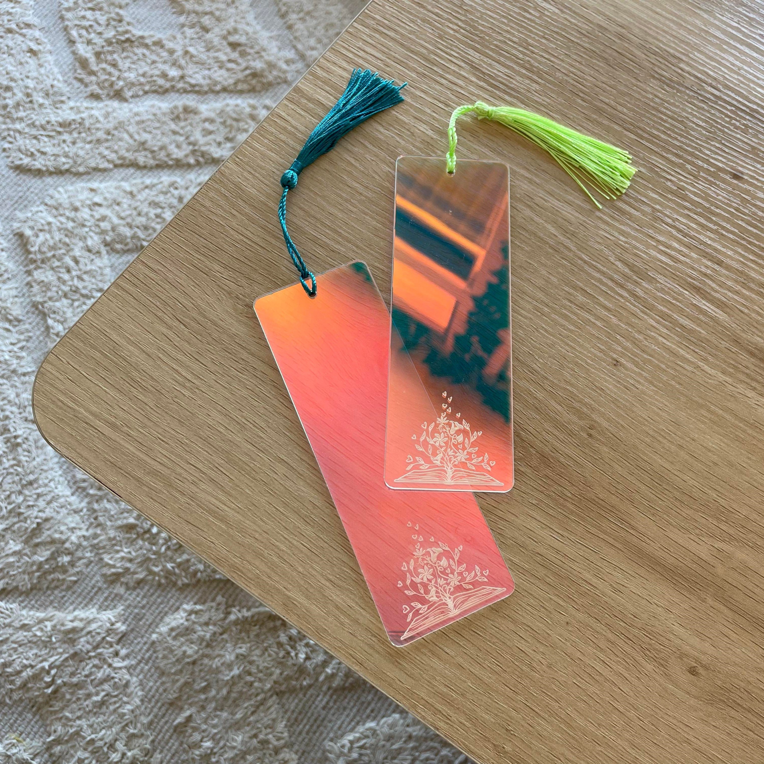 Iridescent Acrylic Bookmark