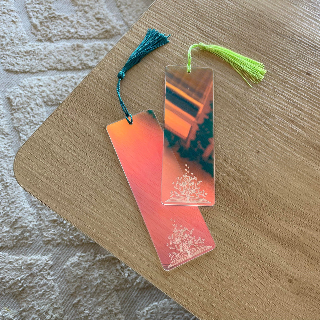 Iridescent Acrylic Bookmark