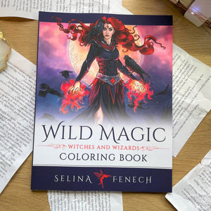 Wild Magic - Witches and Wizards Colouring Book by Selina Fenech