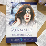 Load image into Gallery viewer, Mythical Mermaids - Fantasy Adult Colouring Book by Selina Fenech
