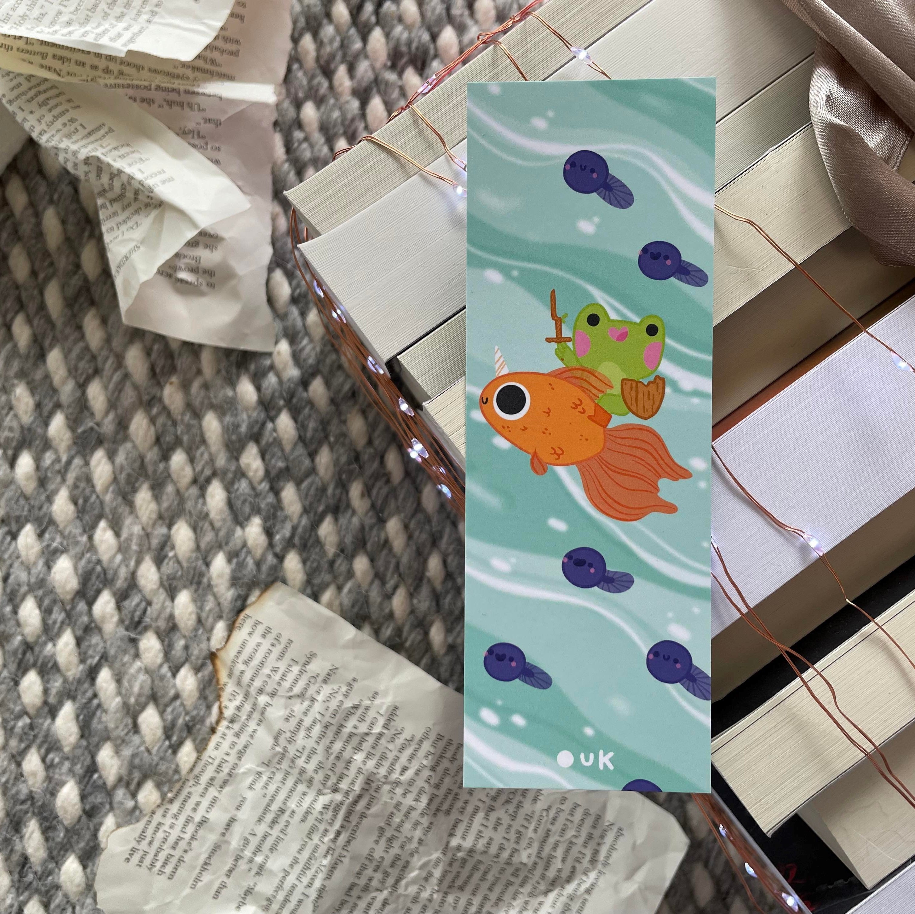 Frog Knight Bookmark by Keeper of the Suns