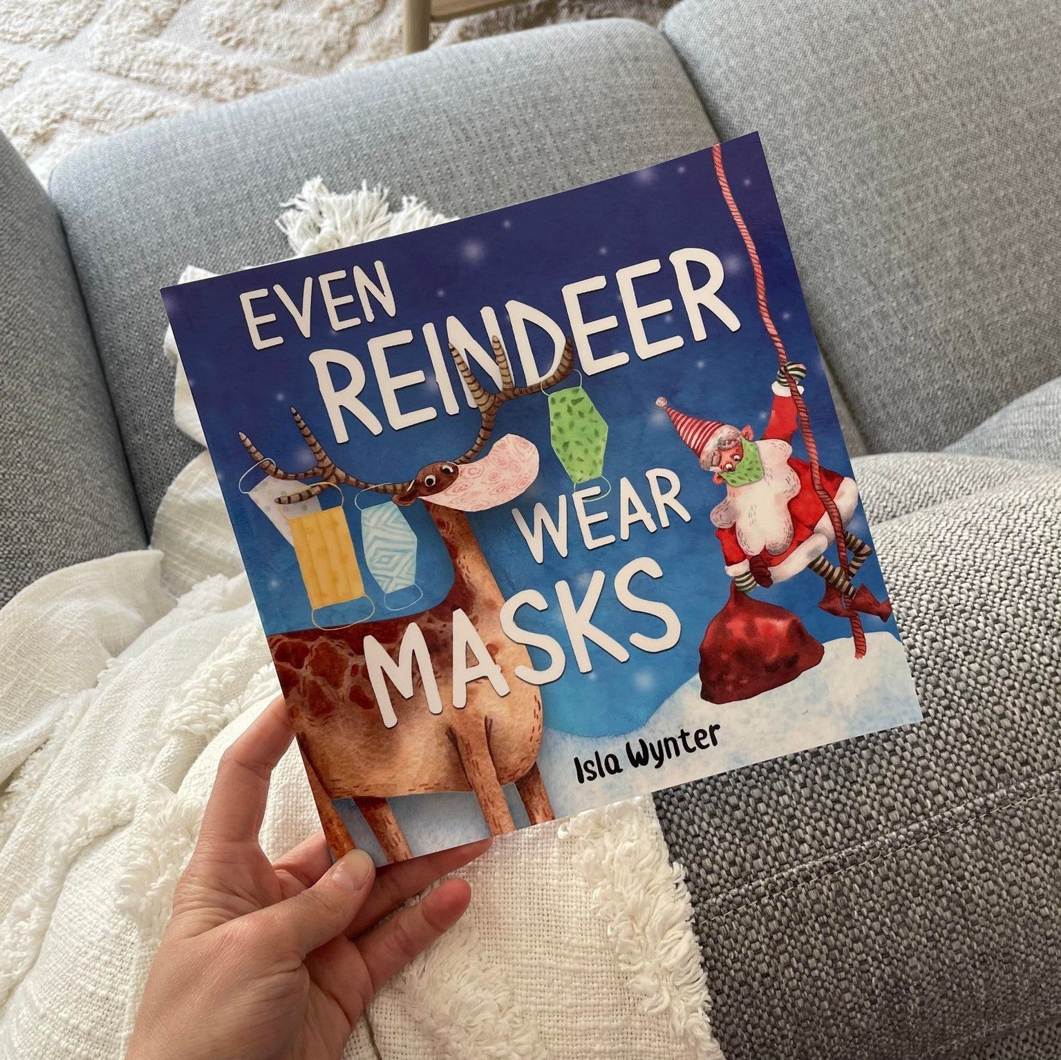 Even Reindeer Wear Mask by Isla Wynter
