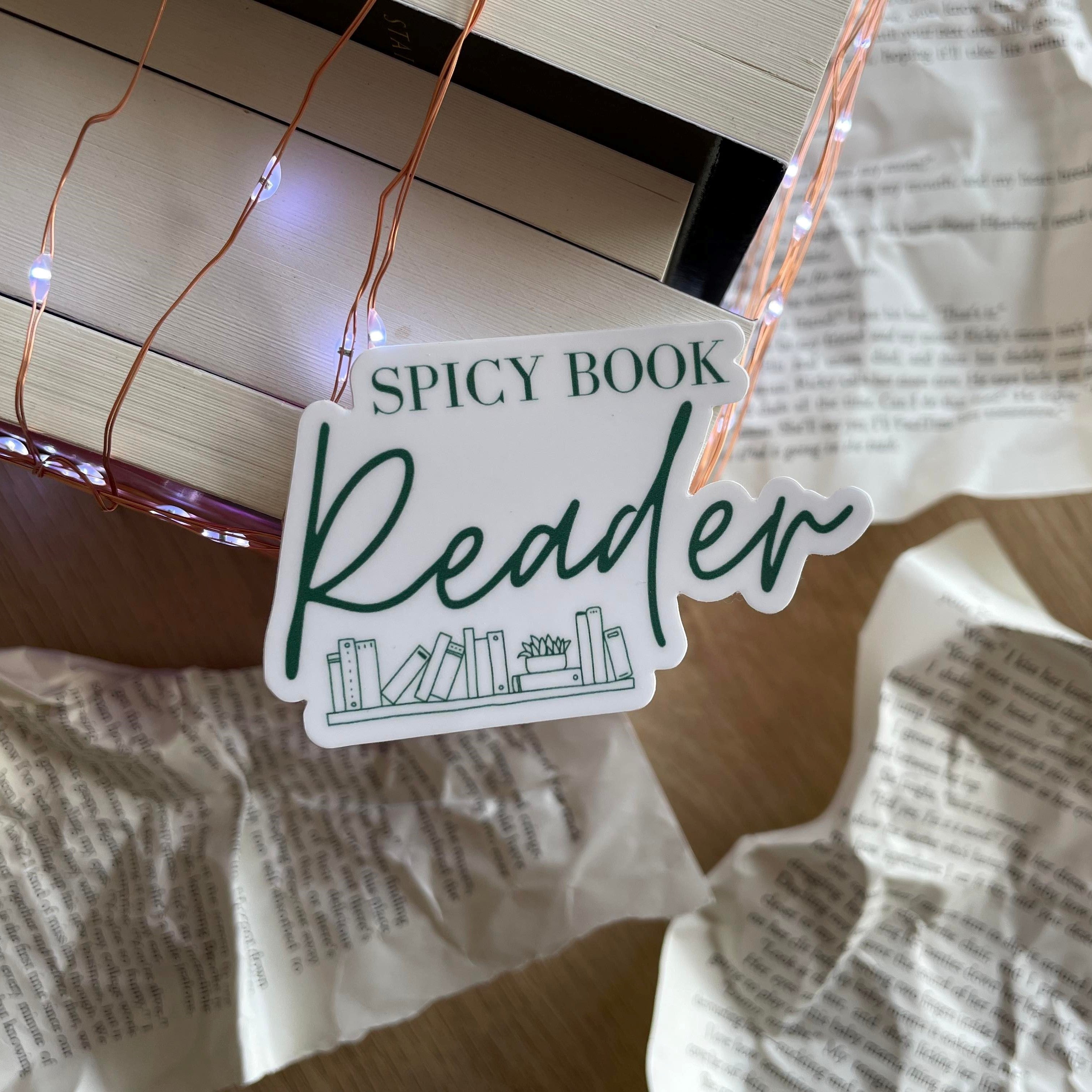 Spicy Book Reader - Vinyl Sticker