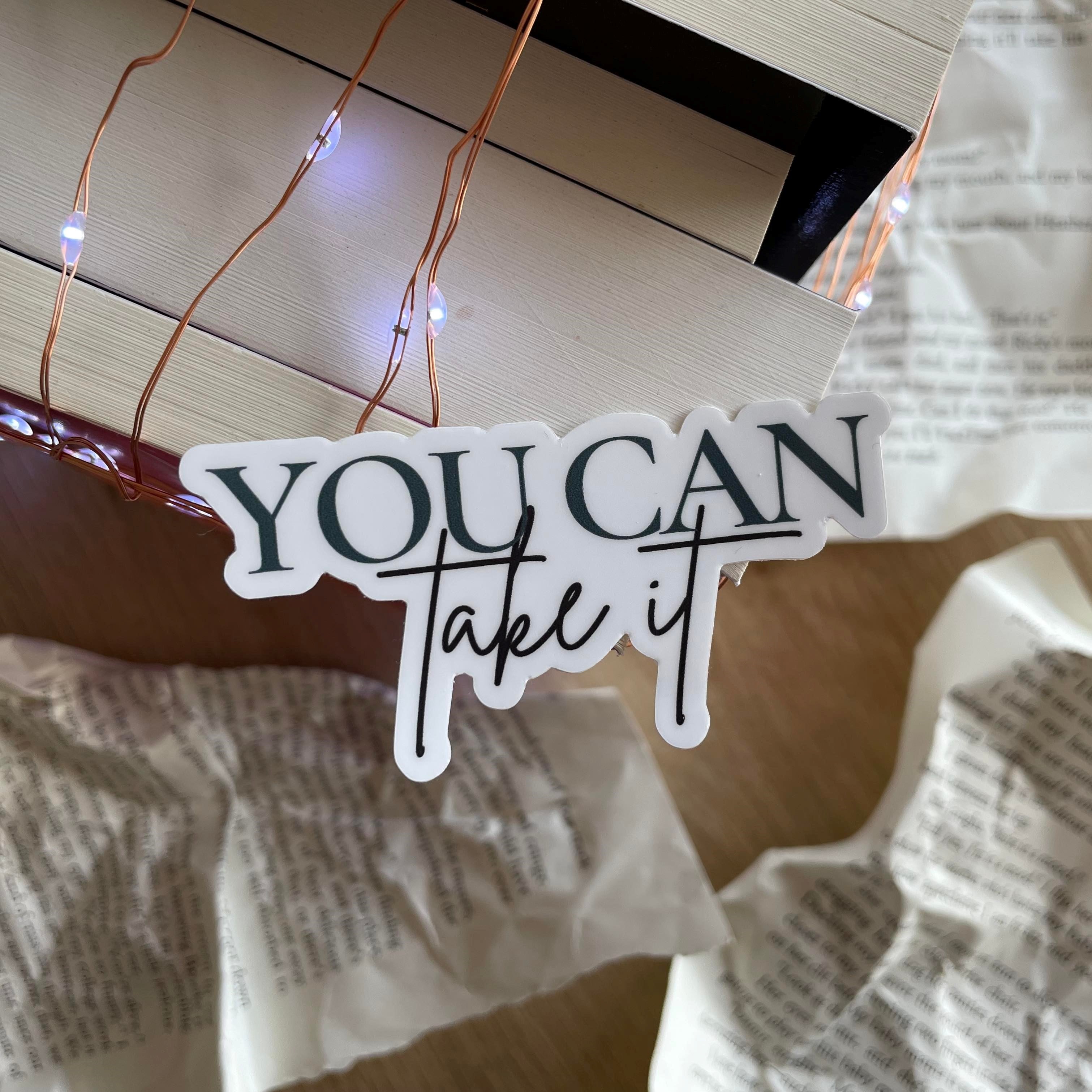 You Can Take It - Vinyl Sticker