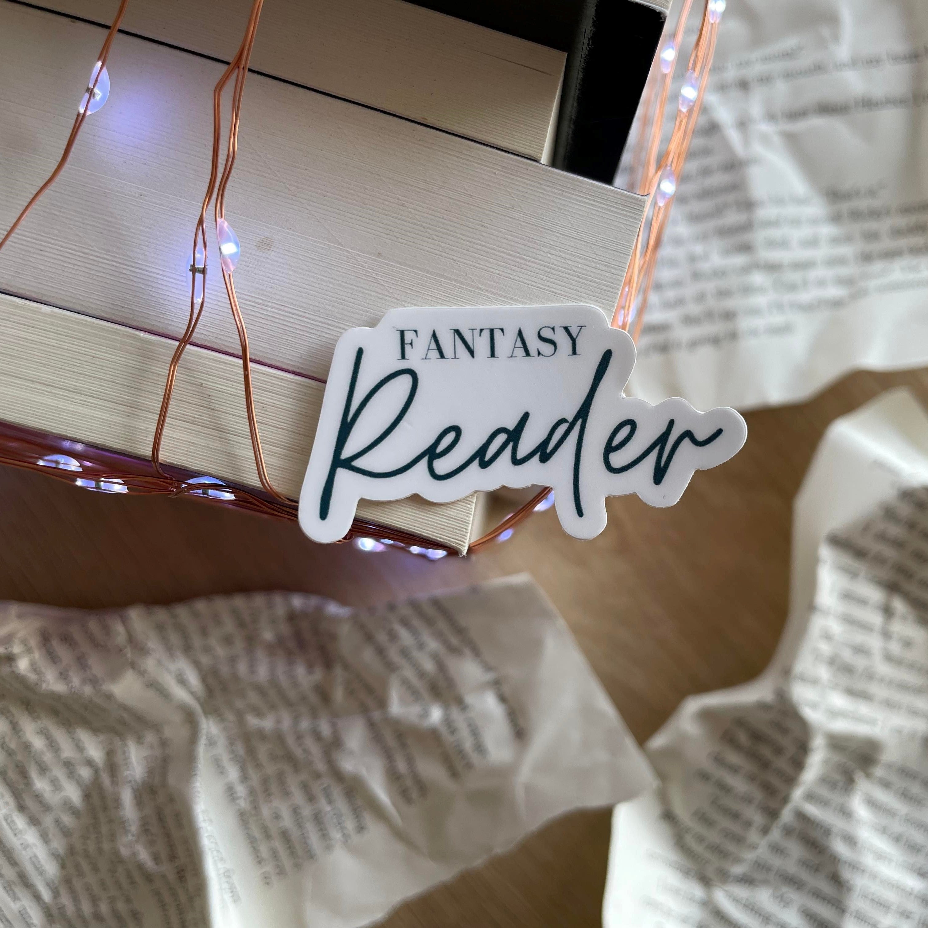 Fantasy Reader - Vinyl Sticker