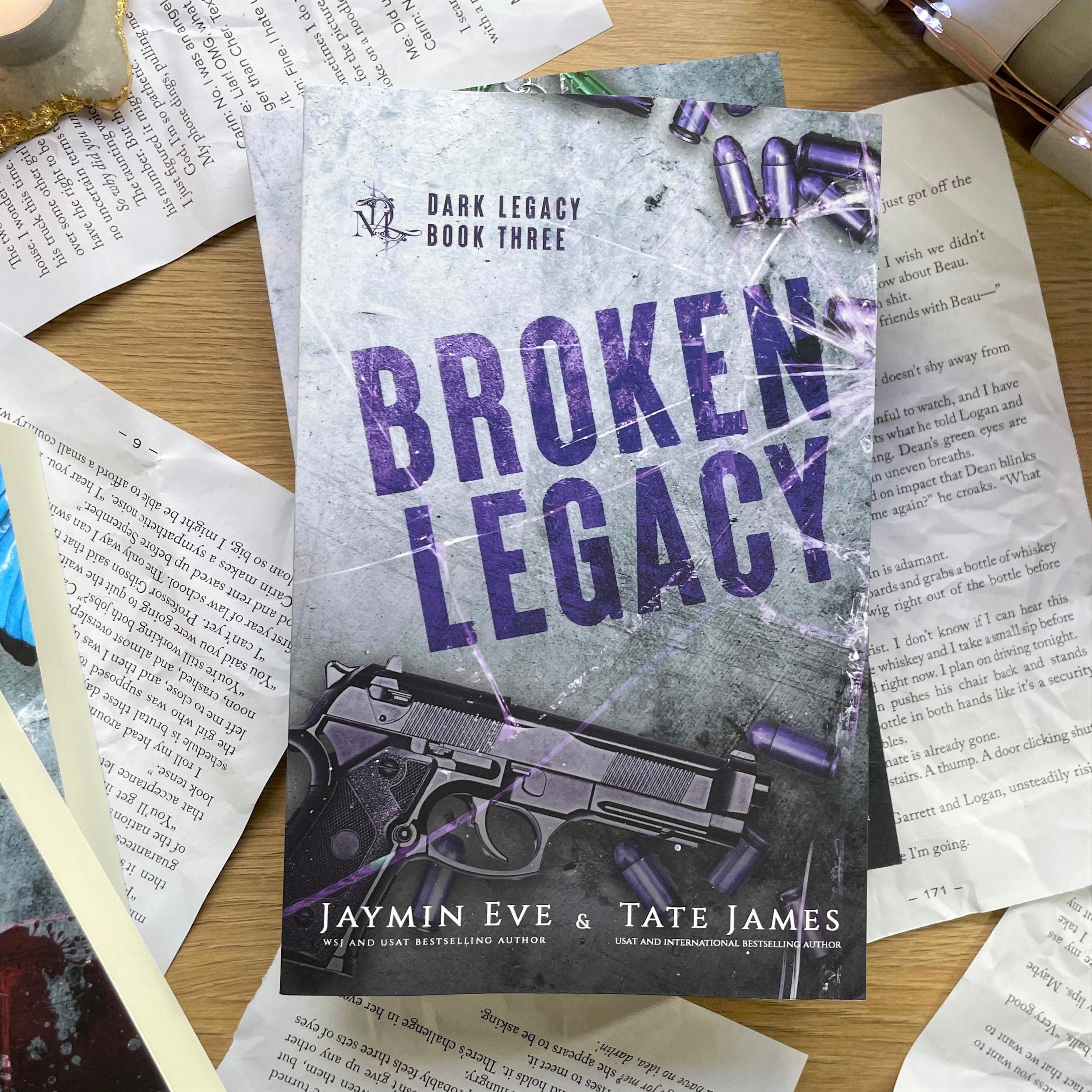 Dark Legacy series: Alternate Covers by Tate James & Jaymin Eve