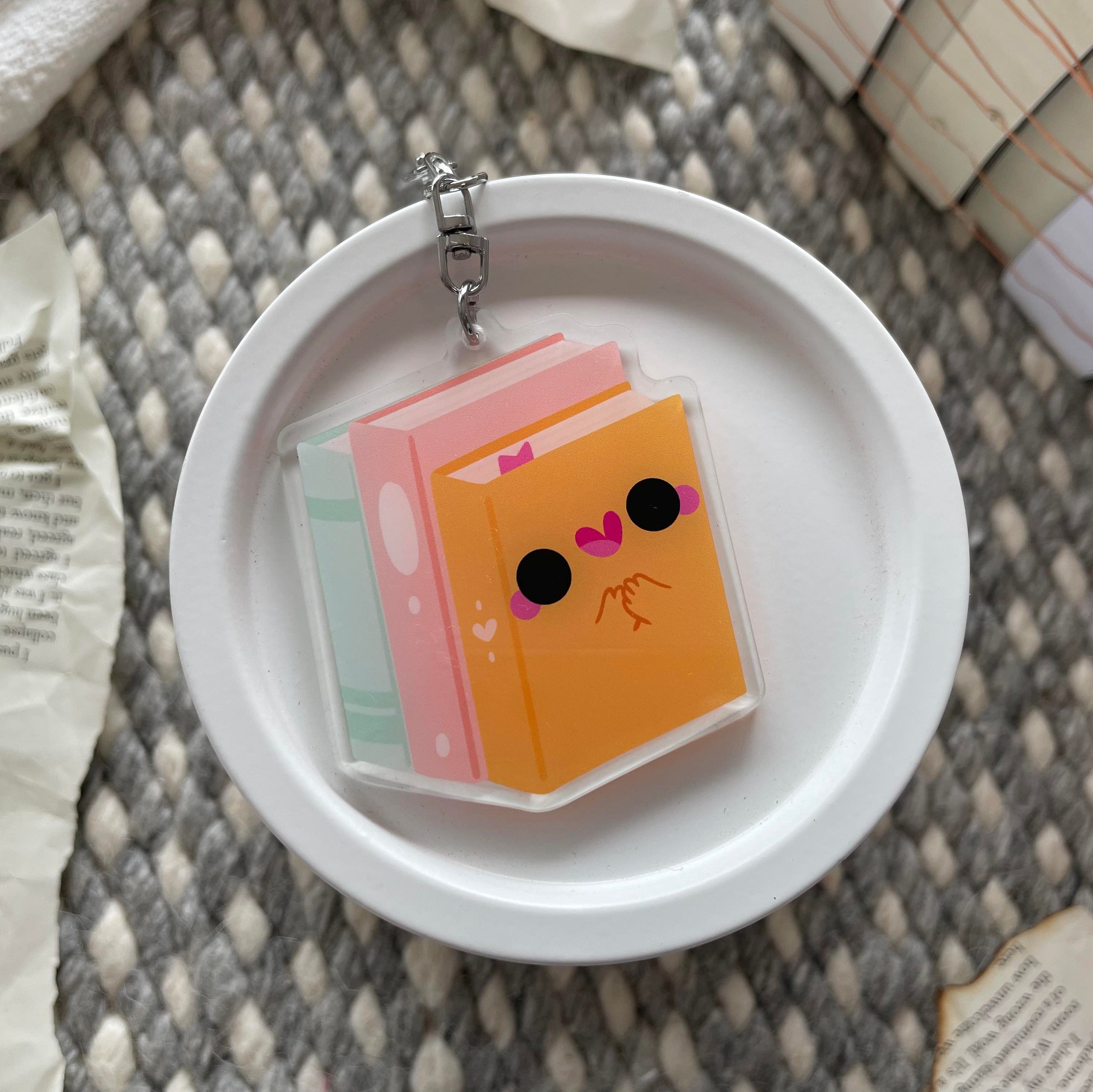 Library Book JUMBO Charm by Keeper of the Suns