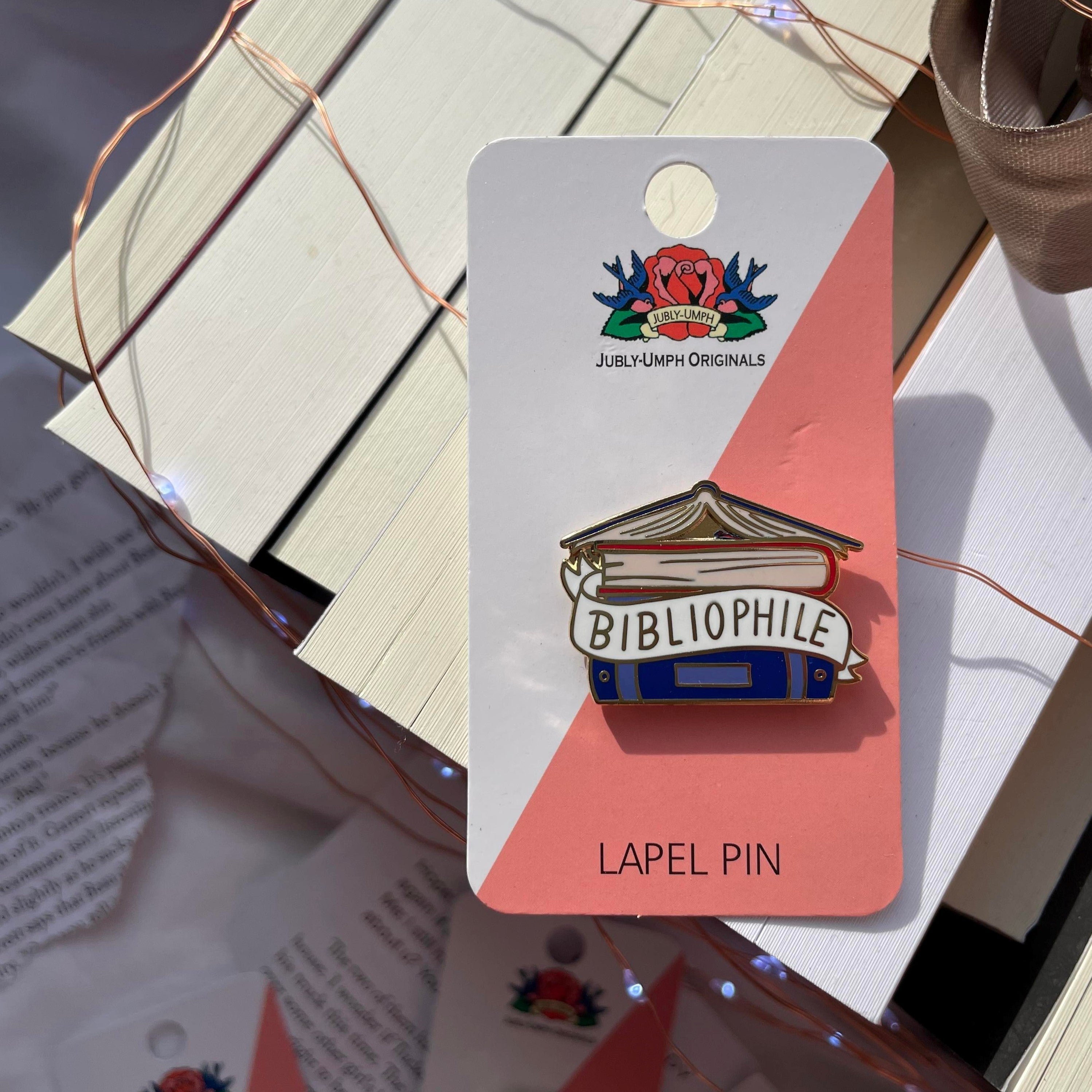 Bibliophile Pin
