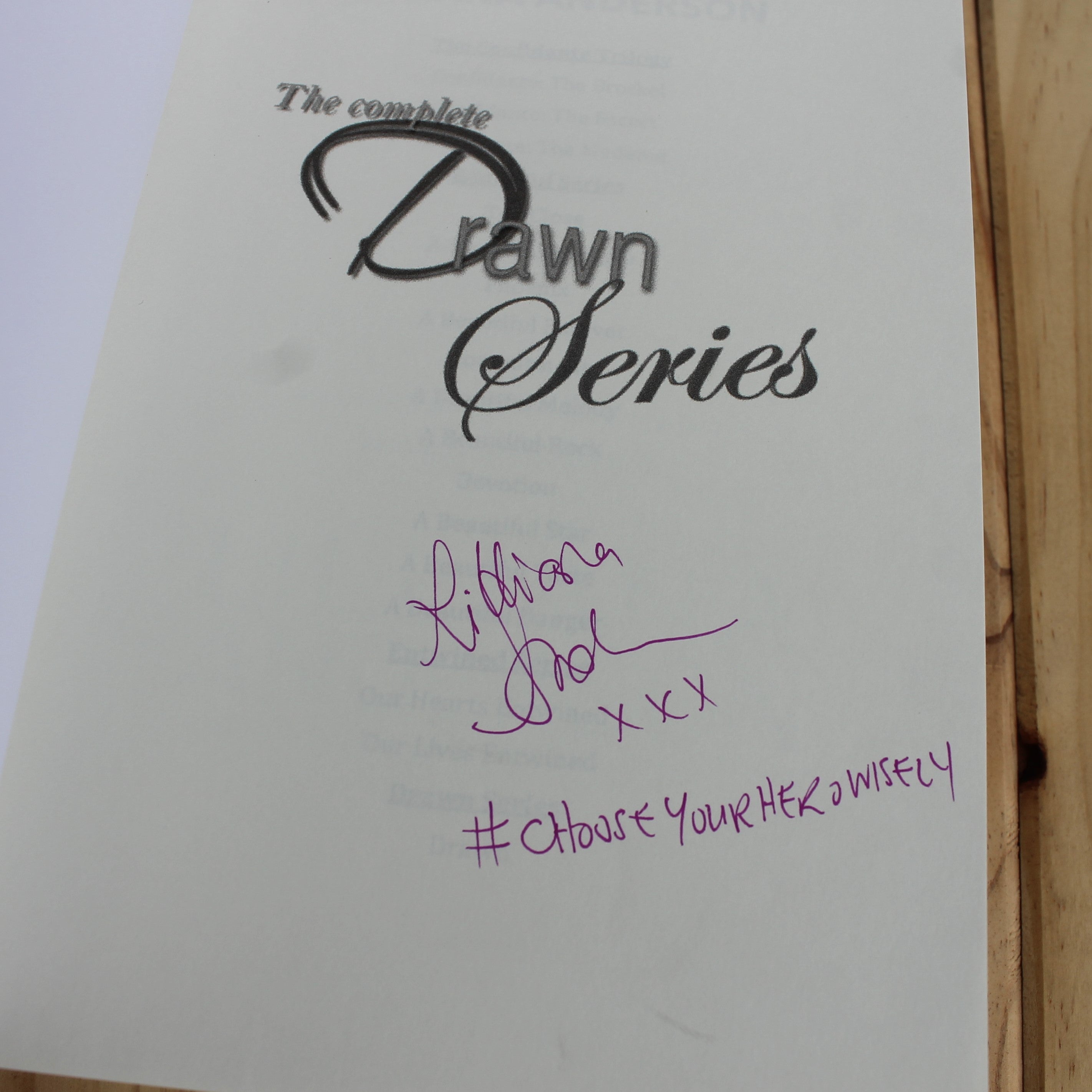Drawn - The Complete series by Lilliana Anderson