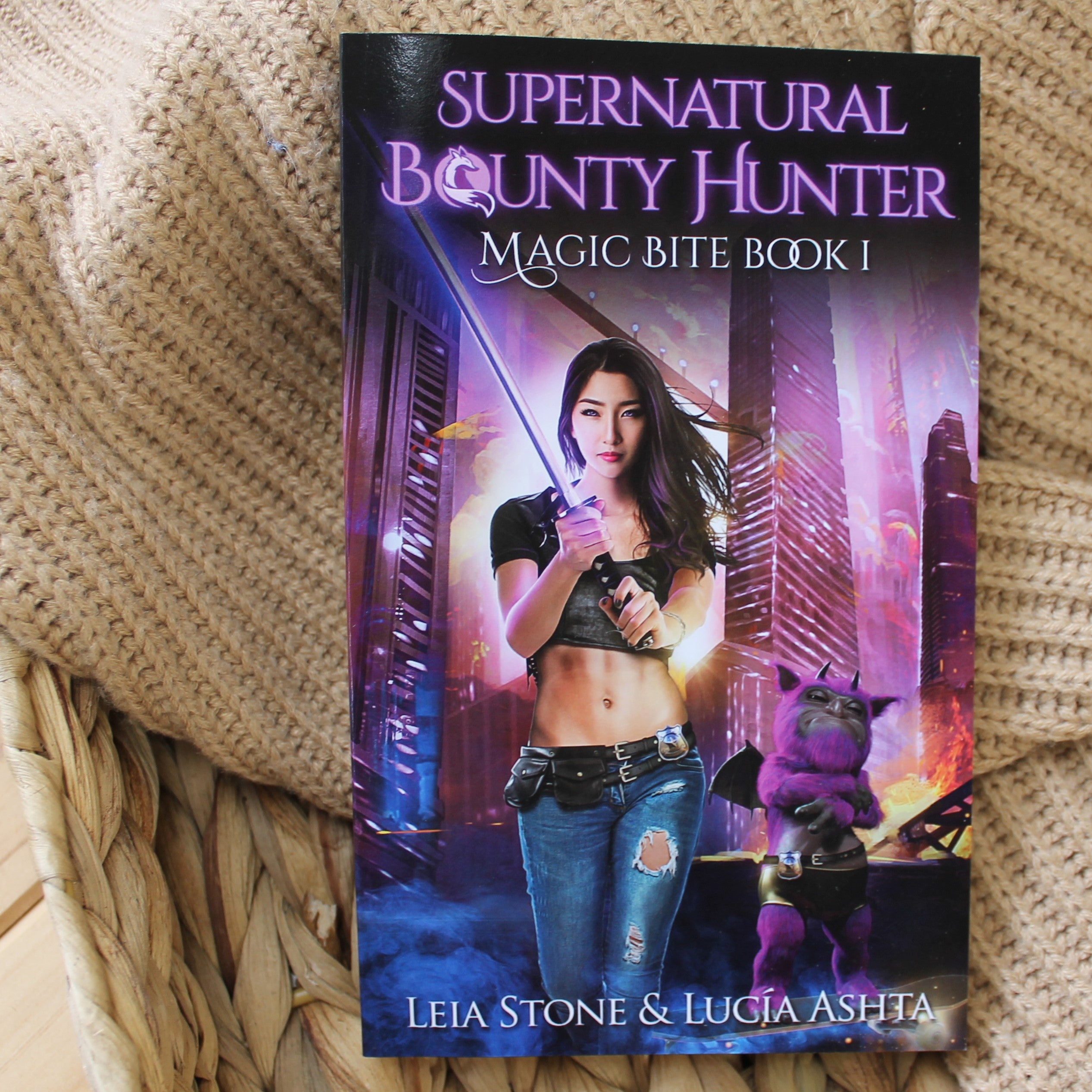 Supernatural Bounty Hunter series (OLD COVERS) by Leia Stone & Lucia Ashta
