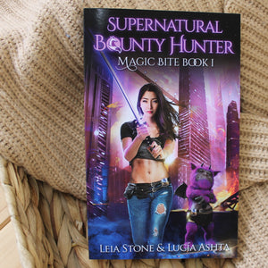Supernatural Bounty Hunter series (OLD COVERS) by Leia Stone & Lucia Ashta