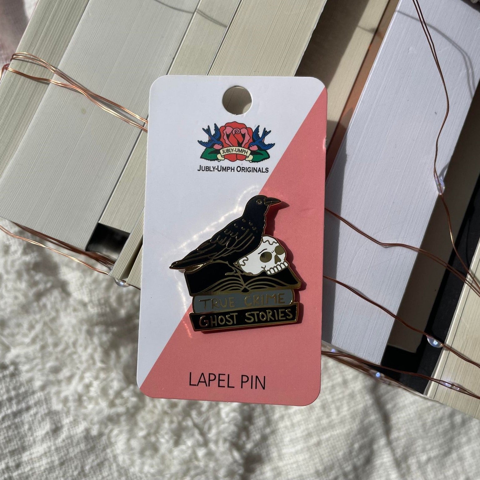 The Black Raven Reader Pin