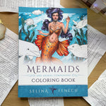 Load image into Gallery viewer, Mermaids and Animal Companions Colouring Book by Selina Fenech
