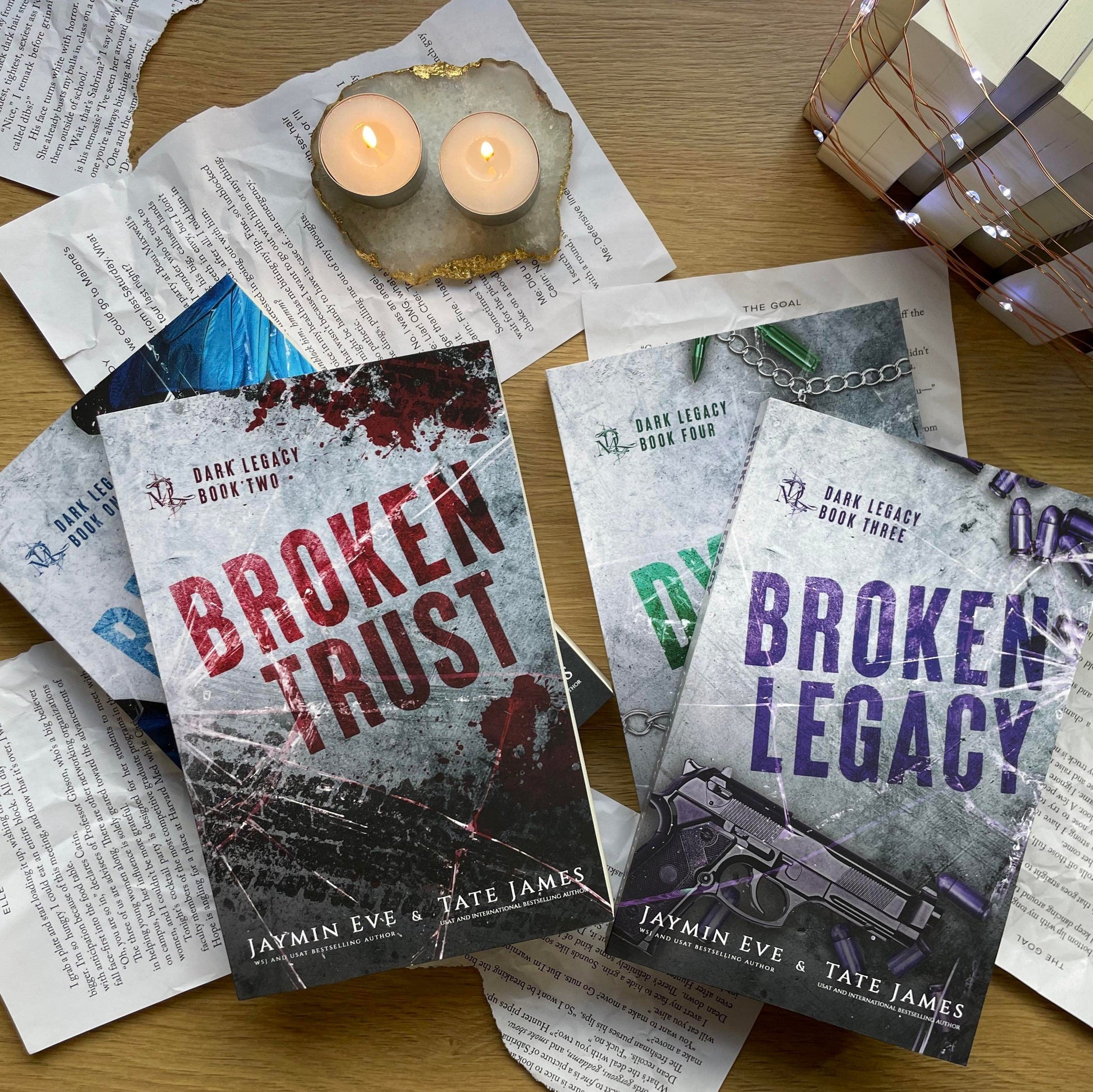 Dark Legacy series: Alternate Covers by Tate James & Jaymin Eve