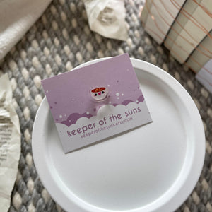 Tiny Coffee Lover Pin by Keeper of the Suns