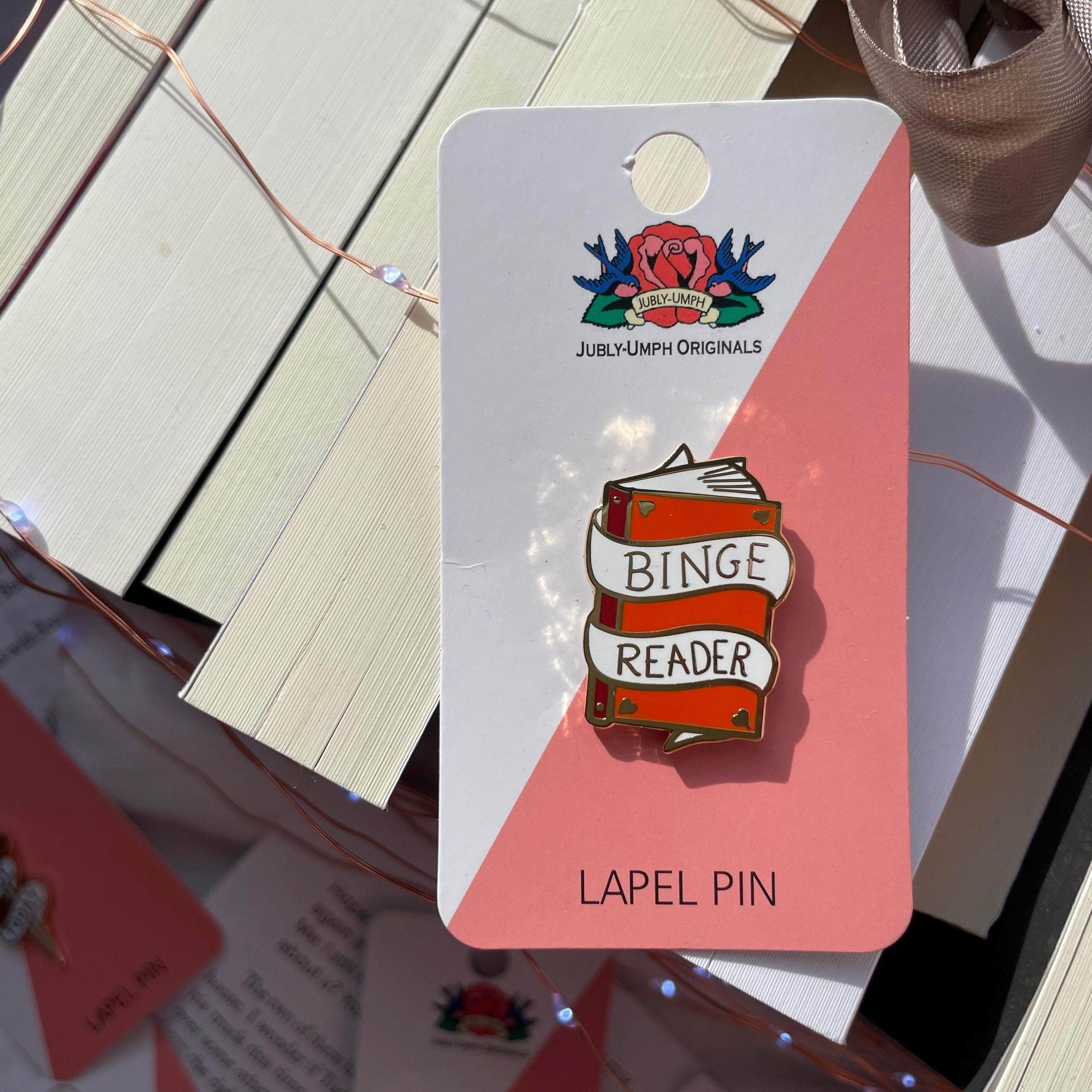 Binge Reader Pin